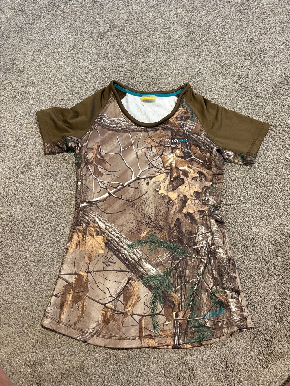 Camo Short Sleeve Top